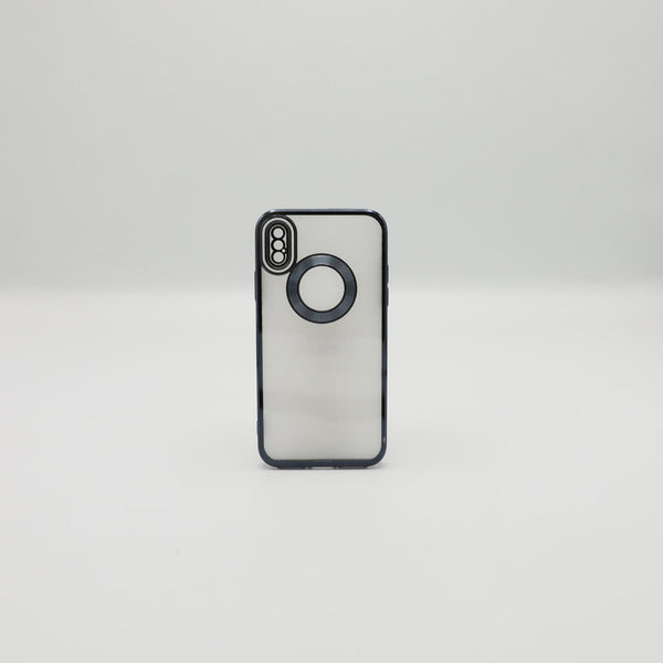 Iphone X Mobile Pouch Black Transparent Back Rs 450