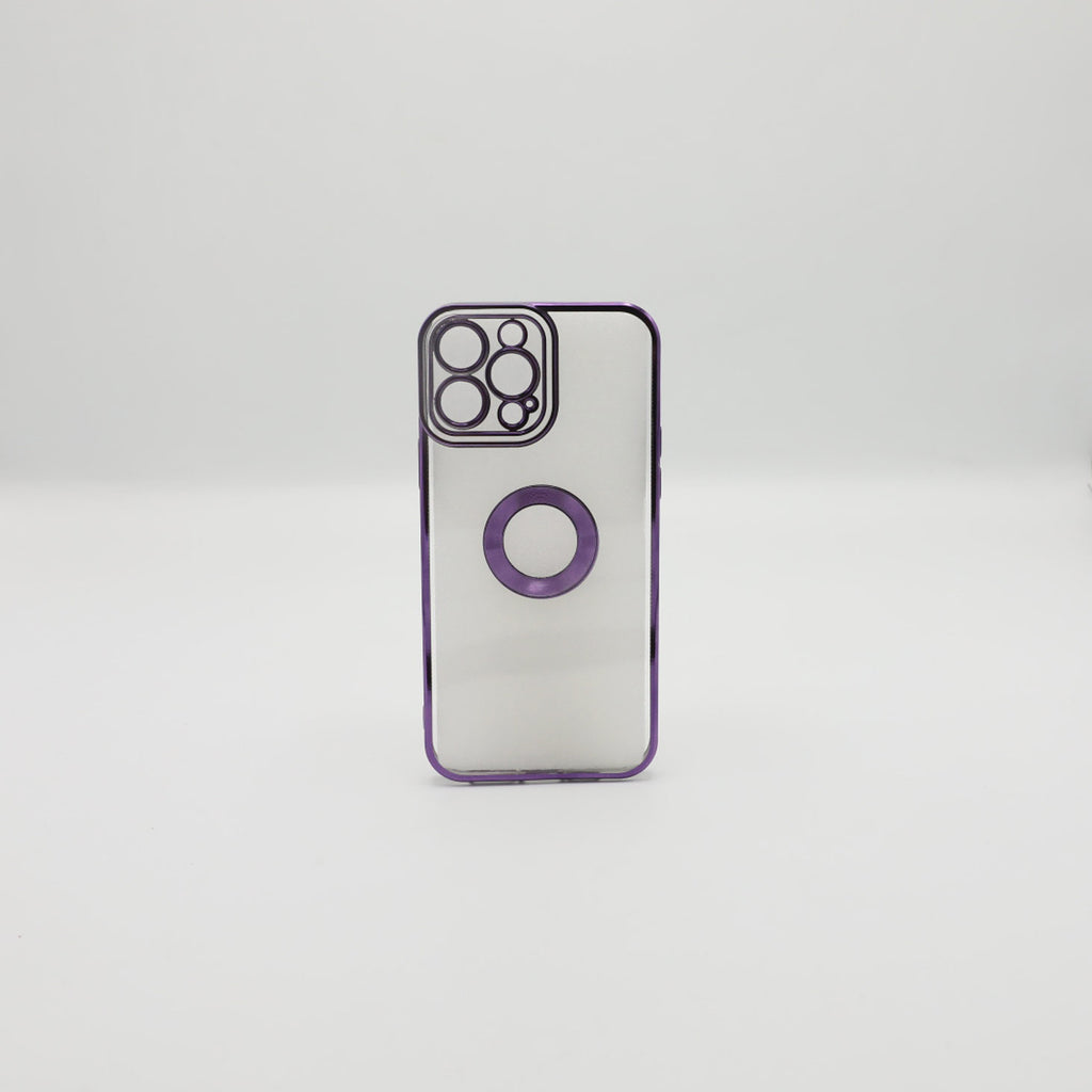 Iphone 13 Pro Max Mobile Pouch Purple Transparent Back Rs 450