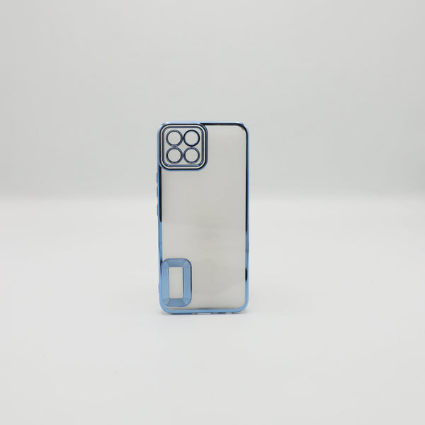 Infinix Mobile Pouch Smart 6 HD Sky Blue Transparent Back Rs 450