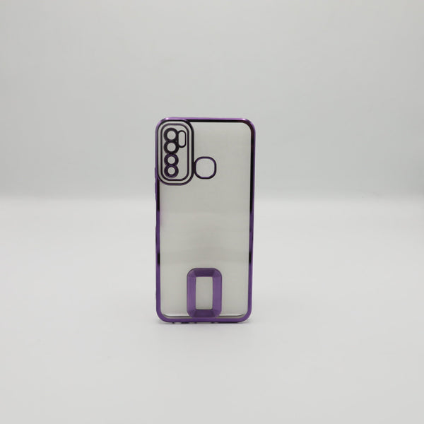 Infinix Mobile Pouch Hot9 Purple Transparent Back Rs 450