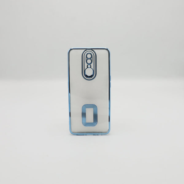 Oppo Mobile Pouch F11 Sky Blue Transparent Back Rs 450