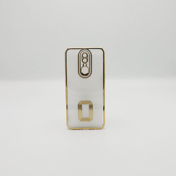 Oppo Mobile Pouch F11 Golden Transparent Back Rs 450