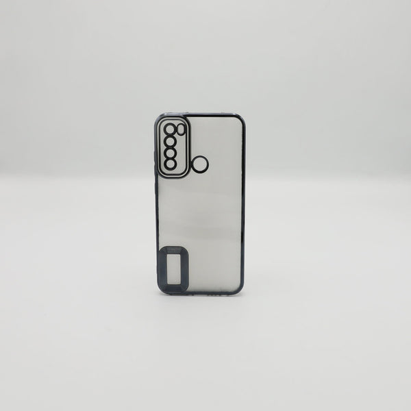 MI Mobile Pouch Note 8 Black Transparent Back Rs 450