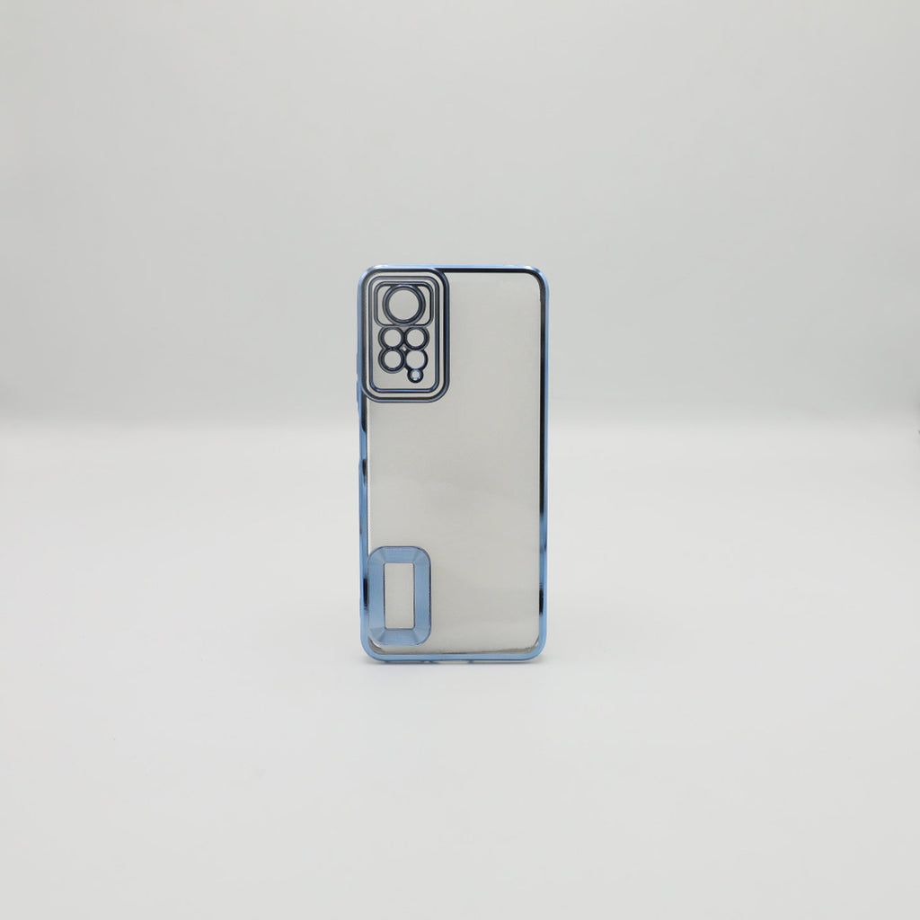 MI Mobile Pouch Note11 Pro 4G 2022 Sky Blue Transparent Back Rs 450