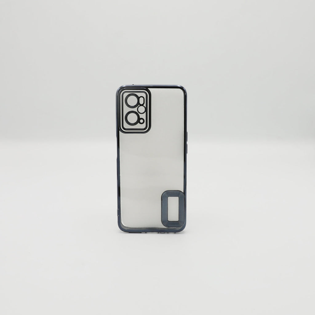 Oppo Mobile Pouch A76 4G Sky Black Transparent Back Rs 450