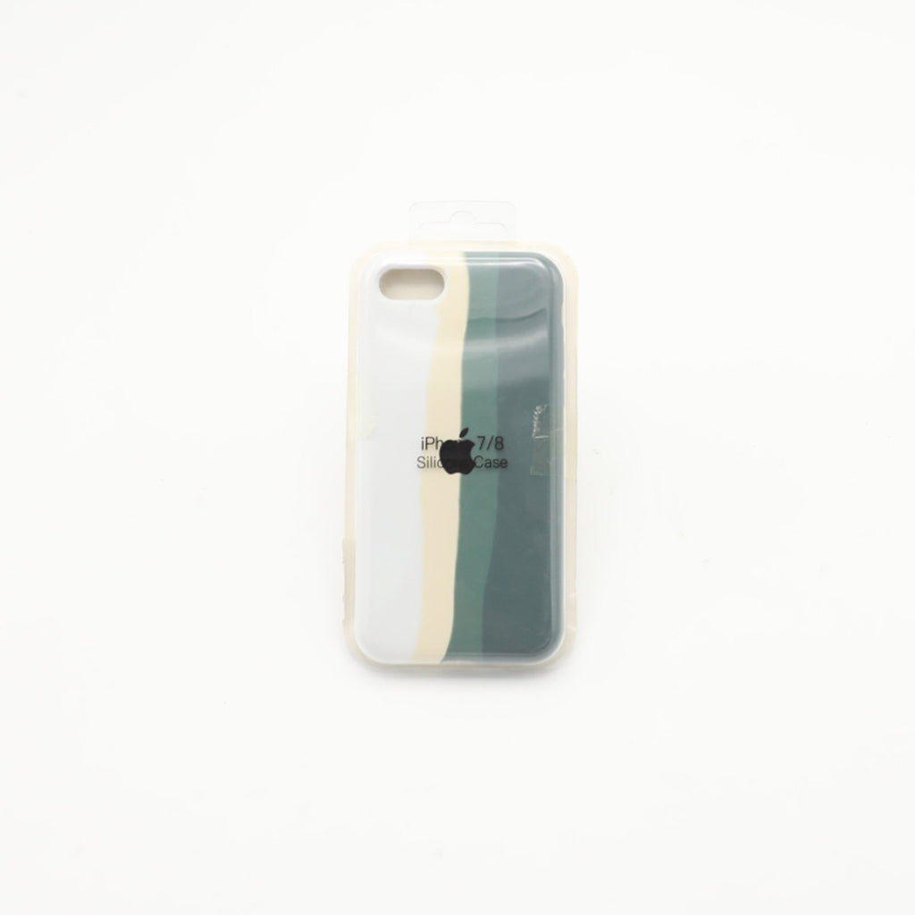 Iphone 7 Silicone Mobile Pouch White Colorful Rs 600