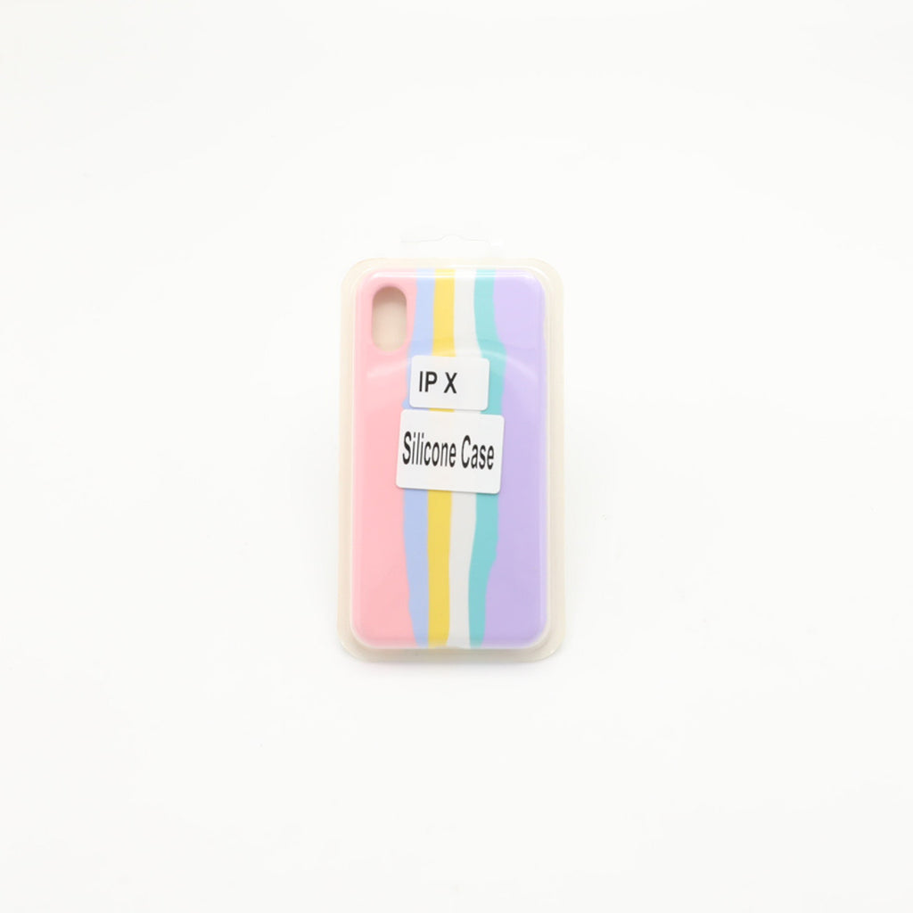 Iphone X Silicone Mobile Pouch Pink Colorful Rs 600