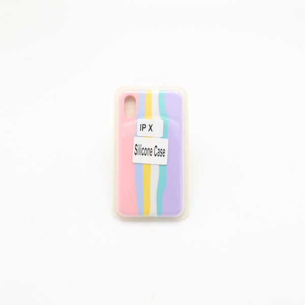 Iphone X Silicone Mobile Pouch Pink Colorful Rs 600