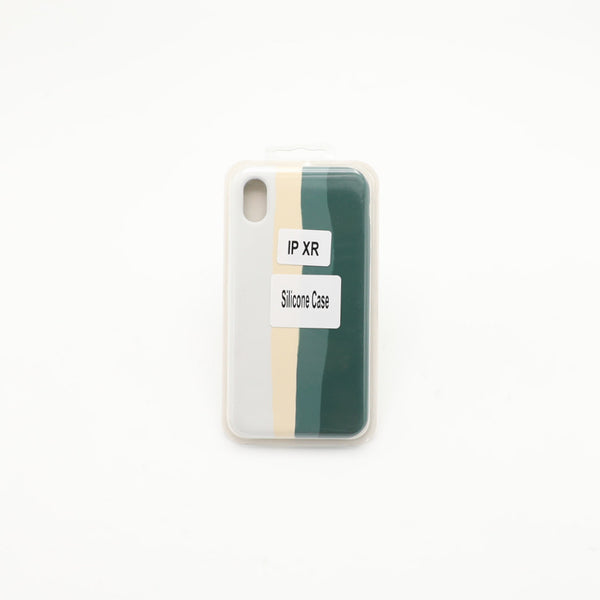 Iphone XR Silicone Mobile Pouch White Colorful Rs 600