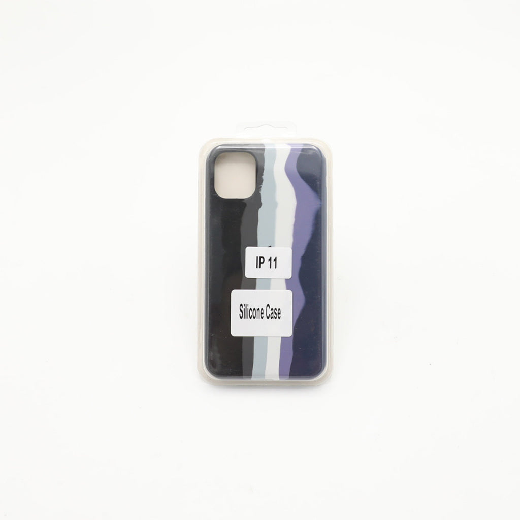 Iphone 11 Silicone Mobile Pouch Black Colorful Rs 600