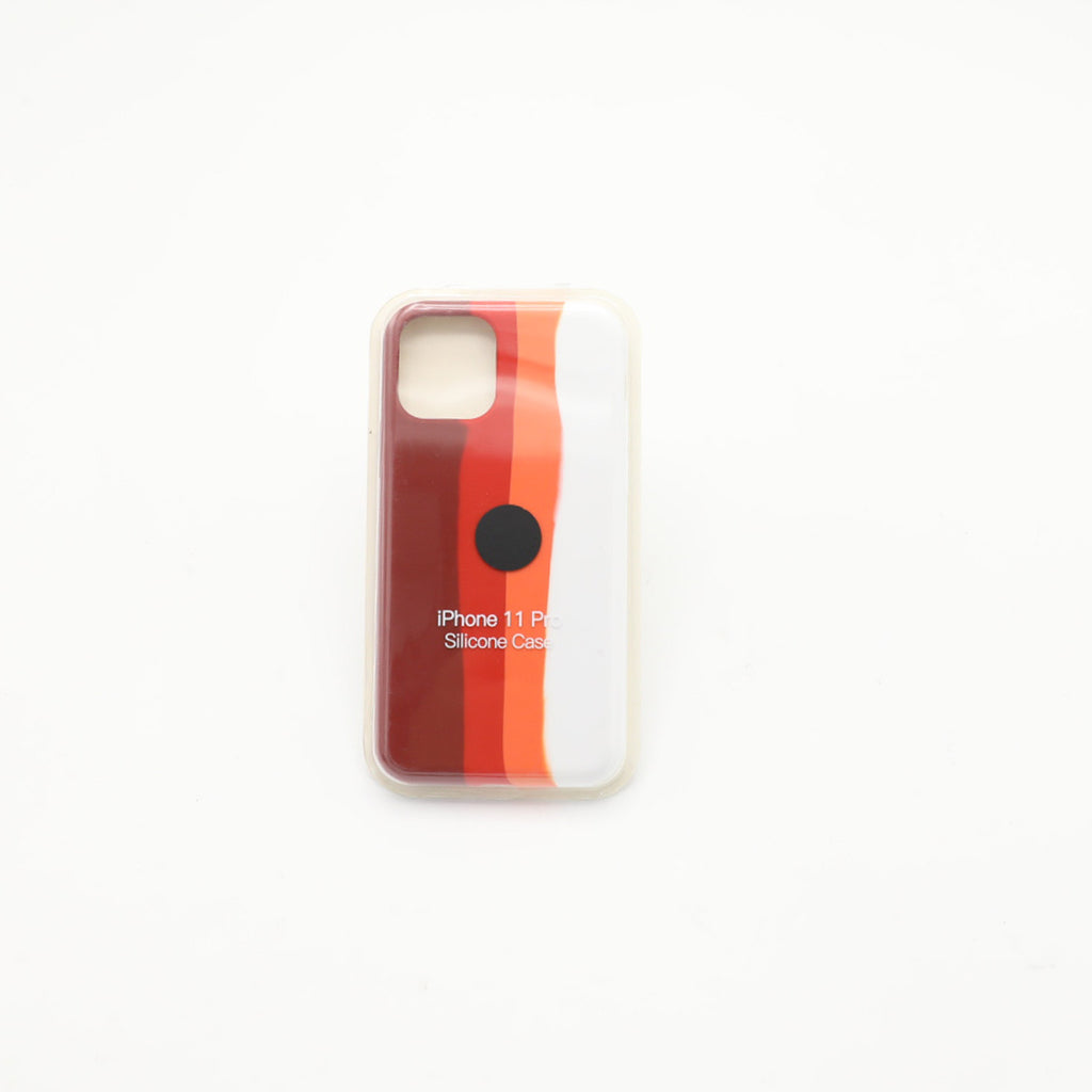 Iphoone Silicone Mobile Pouch Iphone 11 Pro Red Colorful Rs 600