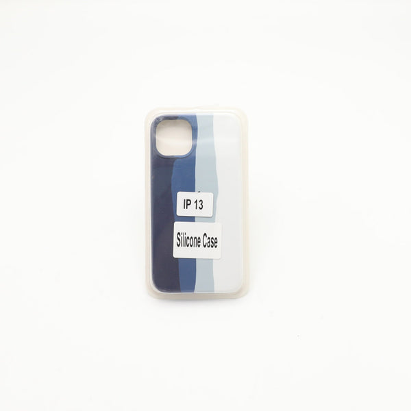 Iphone 13 Silicone Mobile Pouch Blue Colorful Rs 600