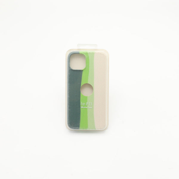 Iphone 13 Silicone Mobile Pouch Green Colorful Rs 600