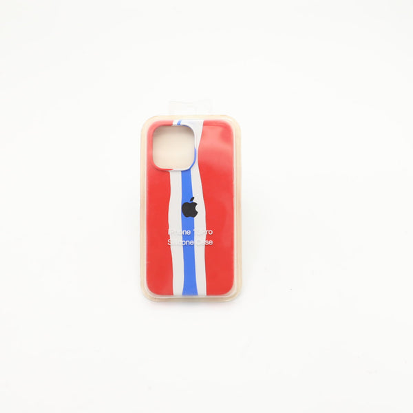 Iphone13 Pro  Silicone Mobile Pouch Red Colorful Rs 600