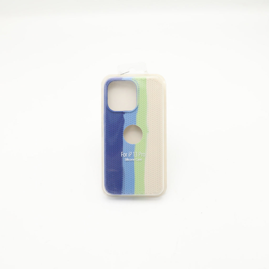 Iphone 13 Pro Silicone Mobile Pouch Blue Colorful Rs 600