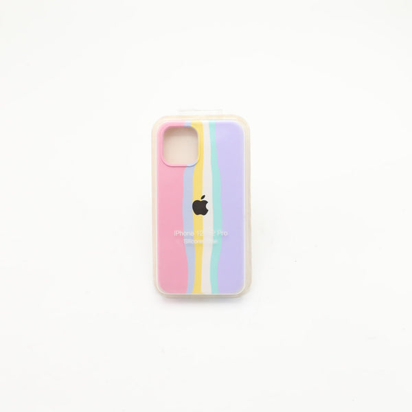 Iphone 12 Pro Silicone Mobile Pouch Pink Colorful Rs 600