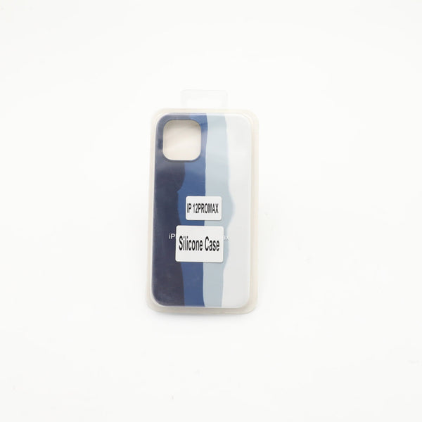 Iphone Silicone Mobile Pouch Iphone12 Pro Max Blue Colorful Rs 600