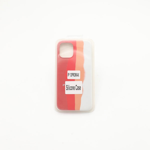 Iphone12 Pro Max Silicone Mobile Pouch Red Colorful Rs 600