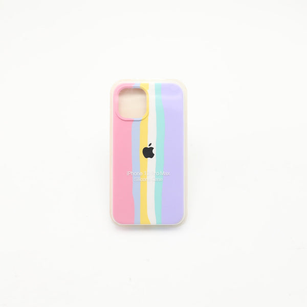 Iphone 12 Pro Max  Silicone Mobile Pouch Pink Colorful Rs 600
