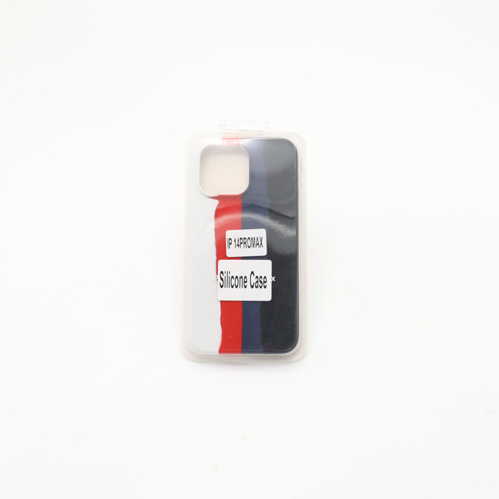 Iphone 14 Pro Max  Silicone Mobile Pouch White Colorful Rs 600
