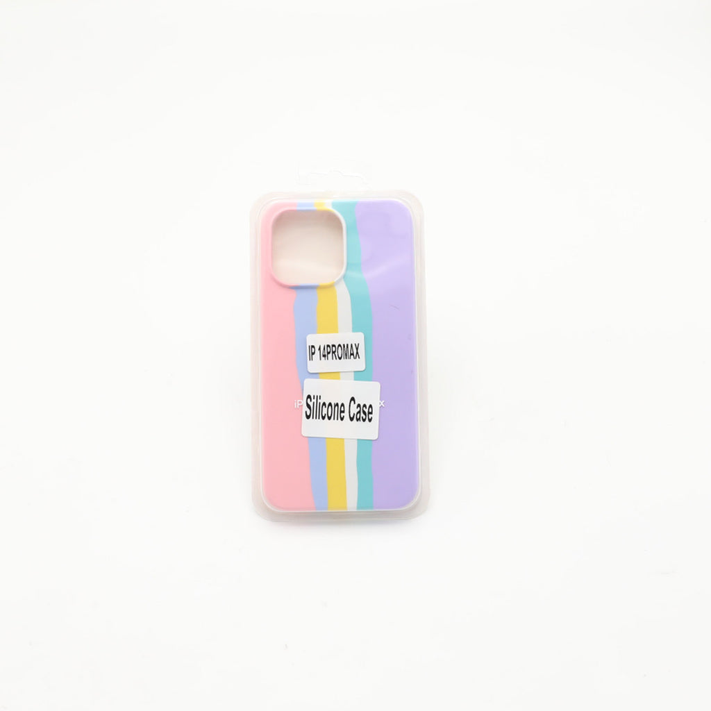 Iphone 14 Pro Max  Silicone Mobile Pouch Pink Colorful Rs 600