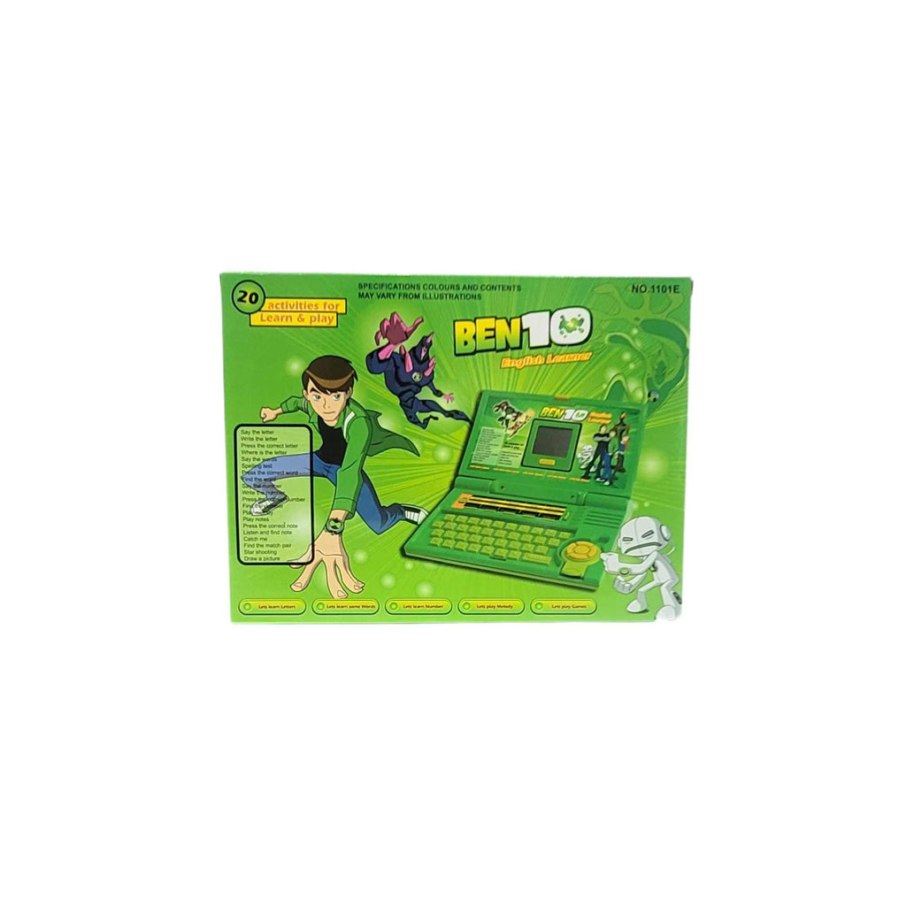 Cartoon Character English Learner Green