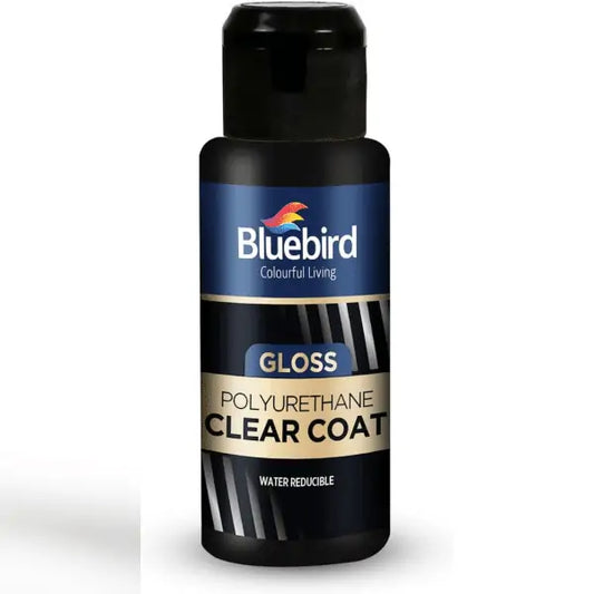 Gloss Polyurethane Clear Coat 100 ml (Water Base) | Bluebird