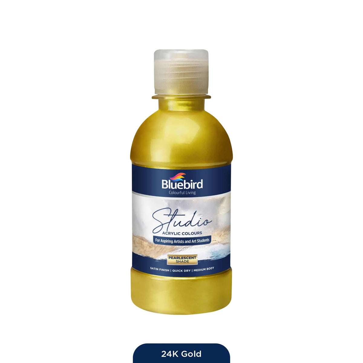 Studio Acrylic Pearlescent 500 ml | 24K Gold