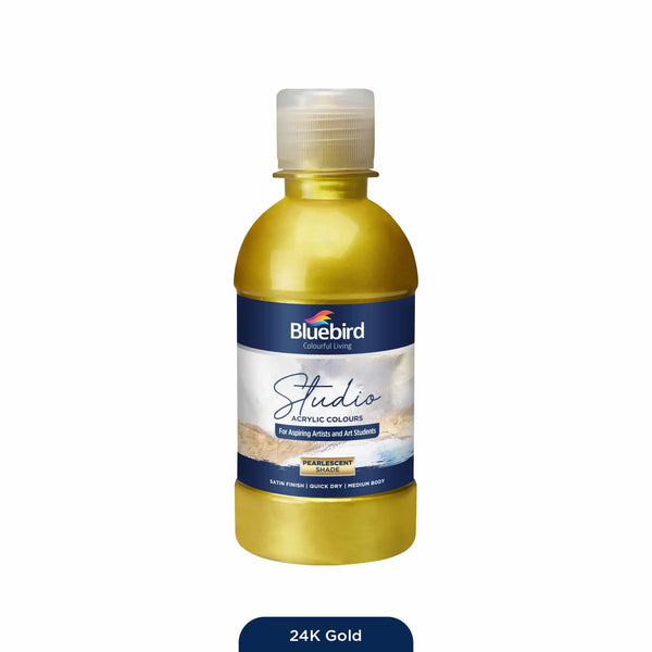 Studio Acrylic Pearlescent 500 ml | 24K Gold