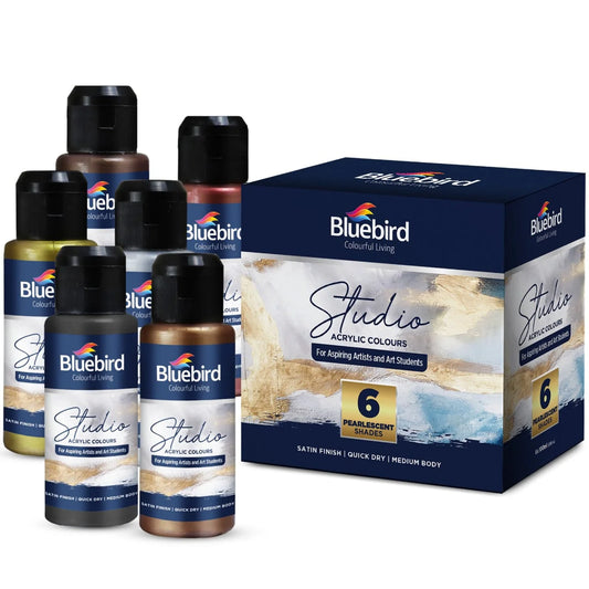 Studio Acrylic 100 ml | Set of 6 Pearlescent