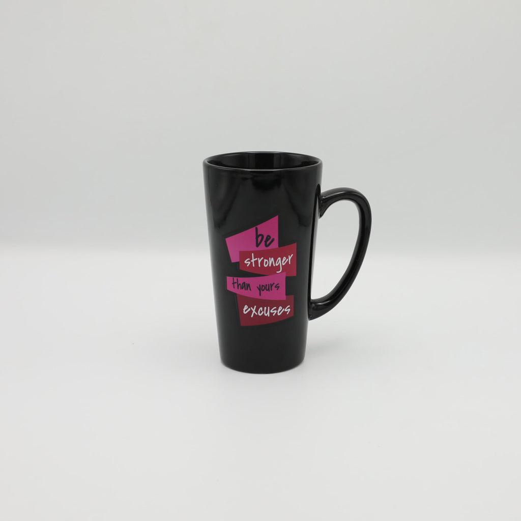 Black Ceramic Mug for Strength and Resilience