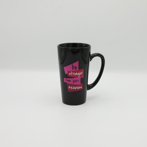 Black Ceramic Mug for Strength and Resilience