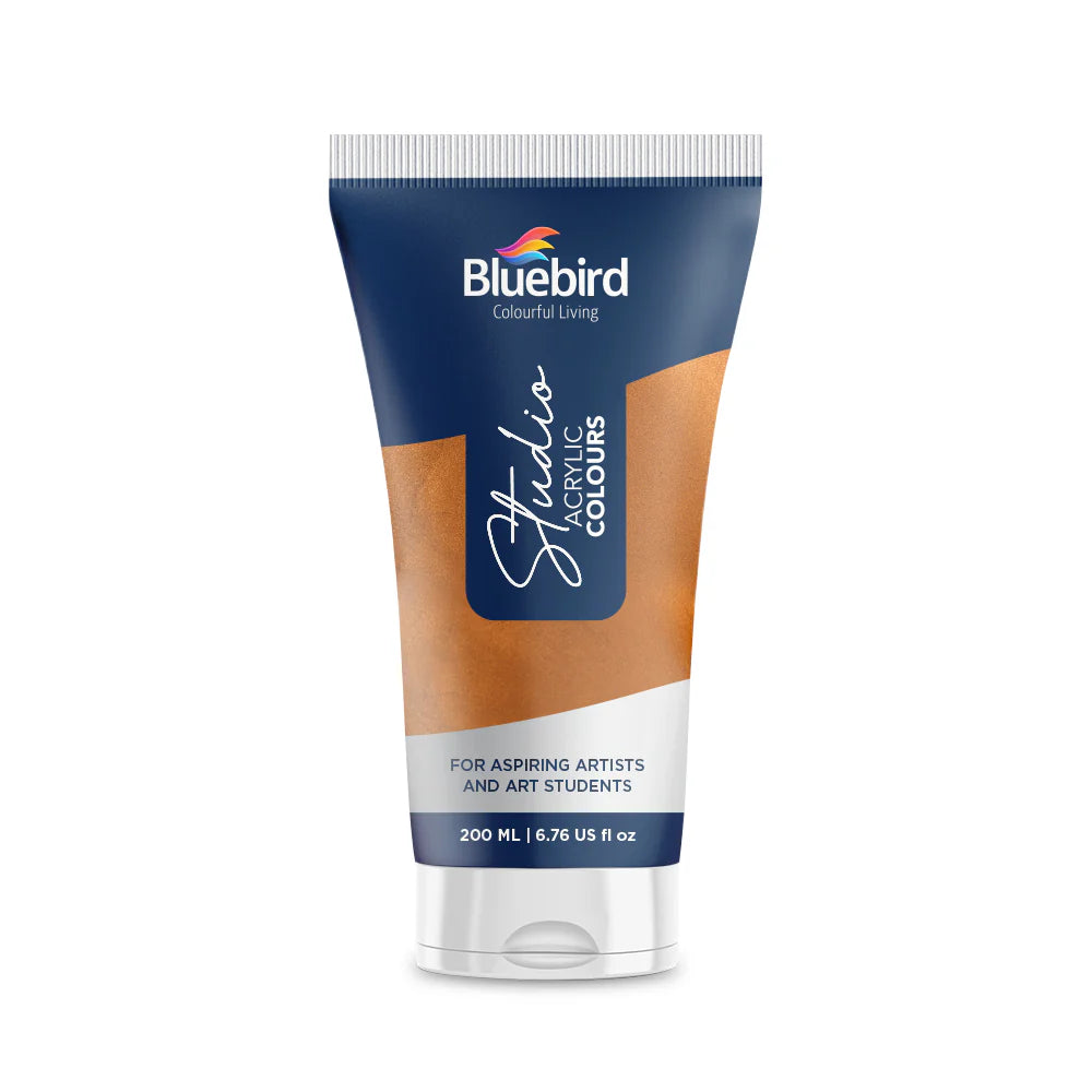 Acrylic Studio Color 200 ml | Pearlescent Bronze | Bluebird