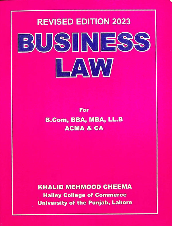 Business Law B.Com  B.BA  M.BA  LL.B  ACMA  CA