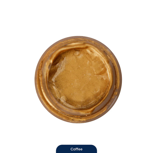 Fabric Paint 25 ml | Metallic Coffee | Bluebird