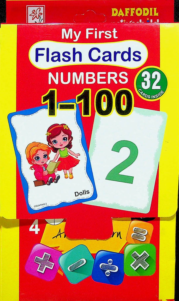 Daffodil My First Flash Cards Numbers 1-100 For beginners