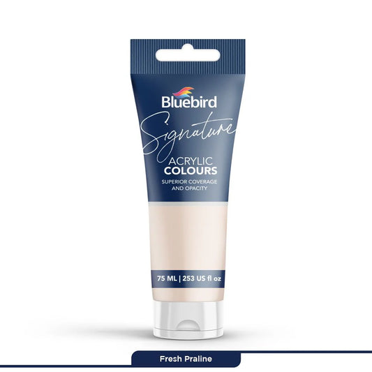 Signature Acrylic Colours 75 ml | Fresh Praline | Bluebird