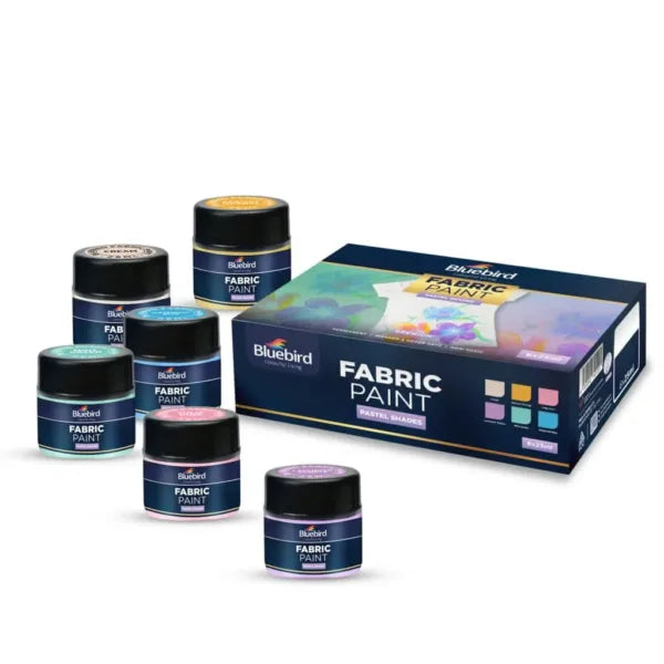 Fabric Paints 25 ml | Set of 6 | Pastel
