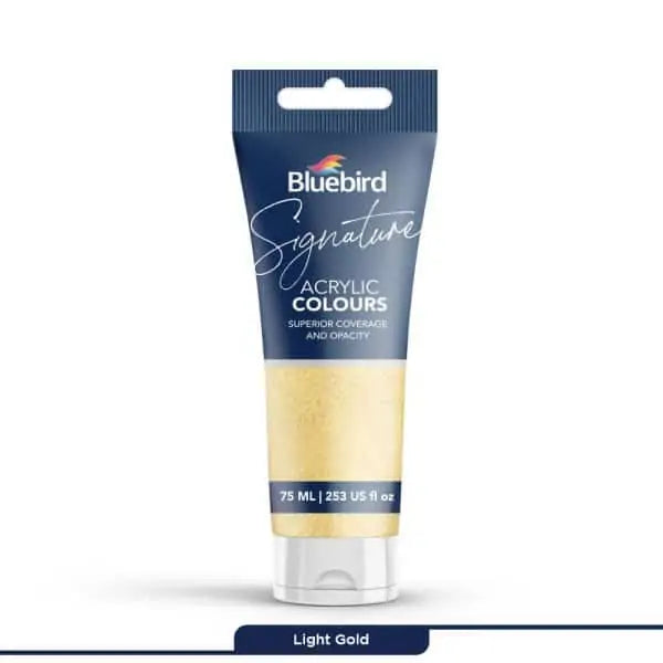 Signature Acrylic Colours 75 ml | Light Gold | Bluebird