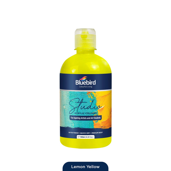 Studio Acrylic Primary 500 ml | Lemon Yellow