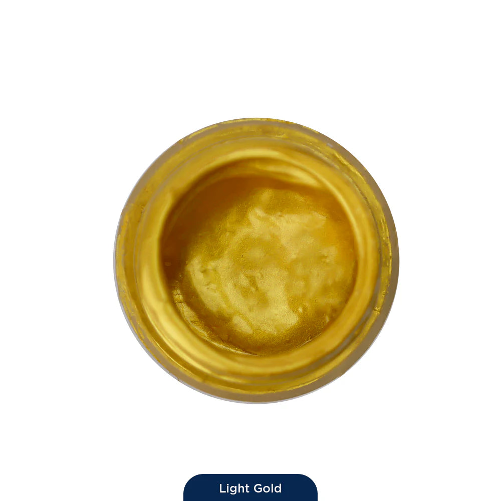 Fabric Paint 25 ml | Metallic Light Gold | Bluebird