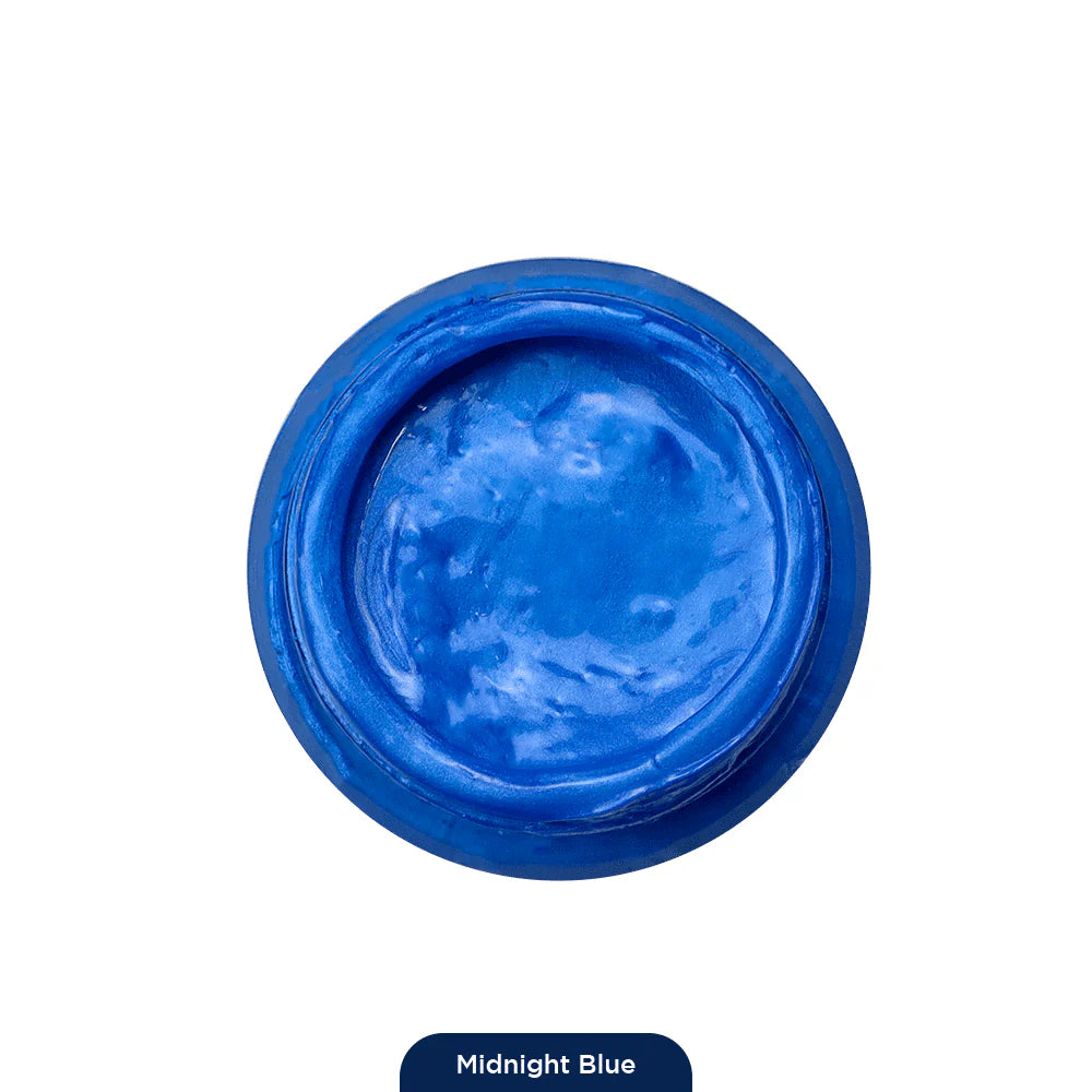 Fabric Paint 25 ml | Metallic Midnight Blue | Bluebird