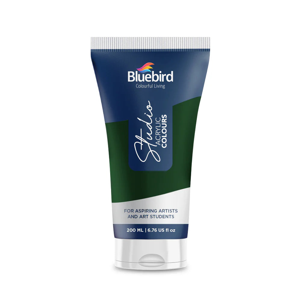 Acrylic Studio 200 ml | Primary Pthalo Green | Bluebird