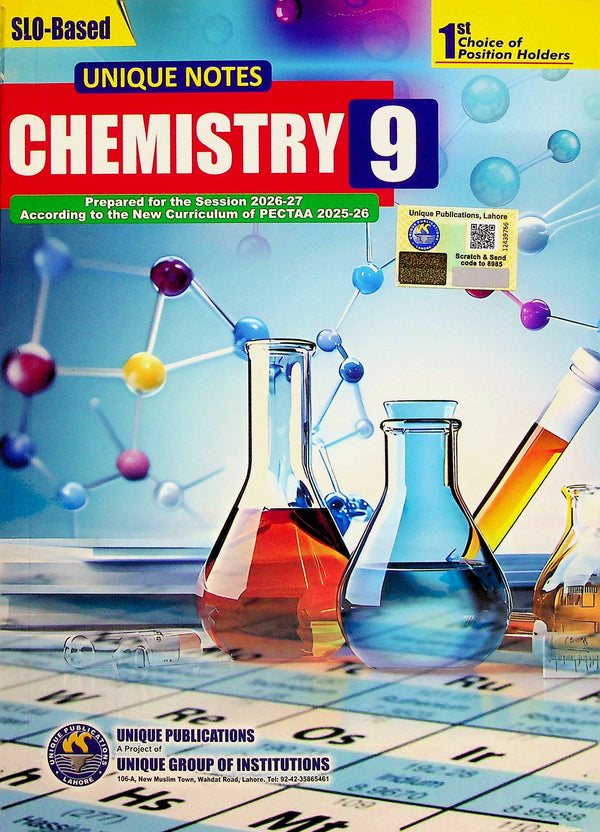 Unique Chemistry Notes | Class 9 | New 2026-2027