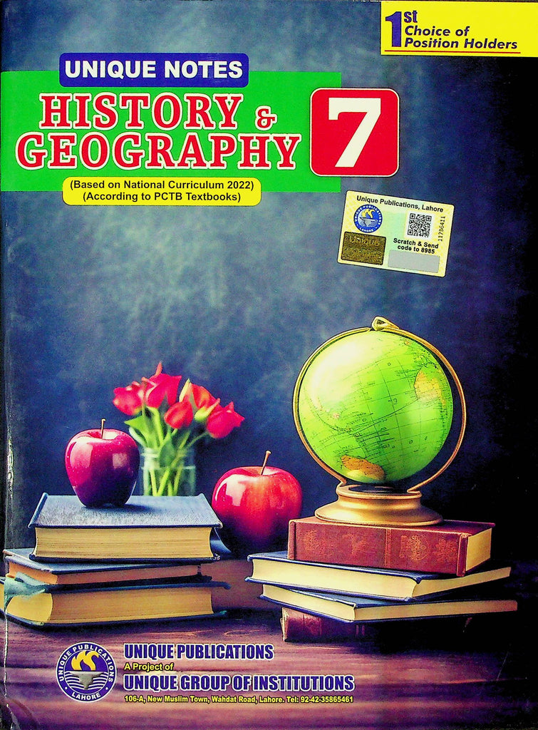 Unique Notes History & Geography Class 7