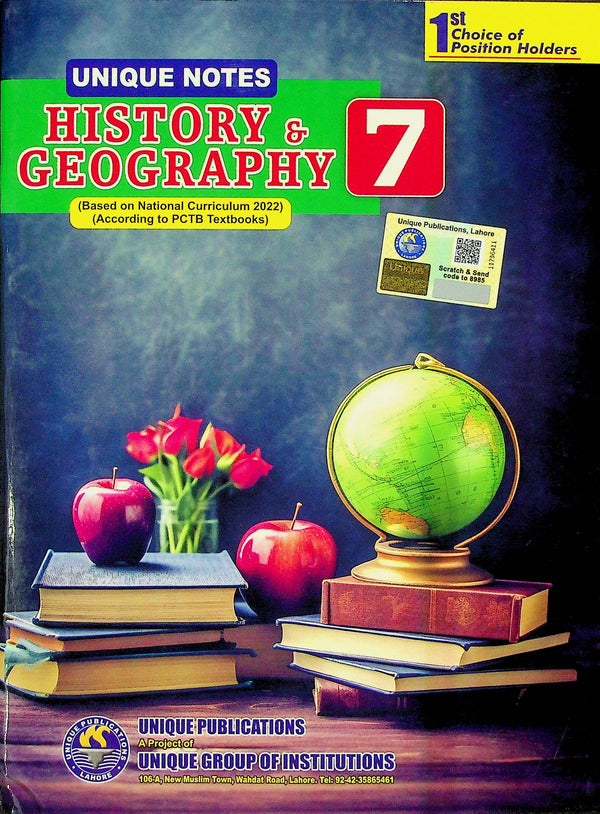 Unique Notes History & Geography Class 7