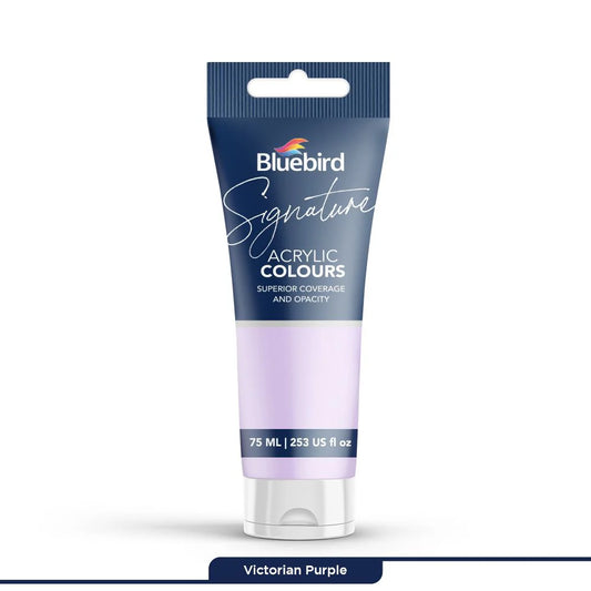 Signature Acrylic Colours 75 ml | Victorian Purple | Bluebird