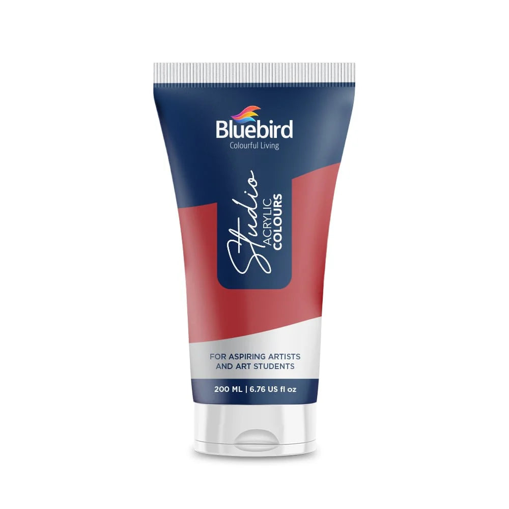Acrylic Studio 200 ml | Primary Vermillion | Bluebird