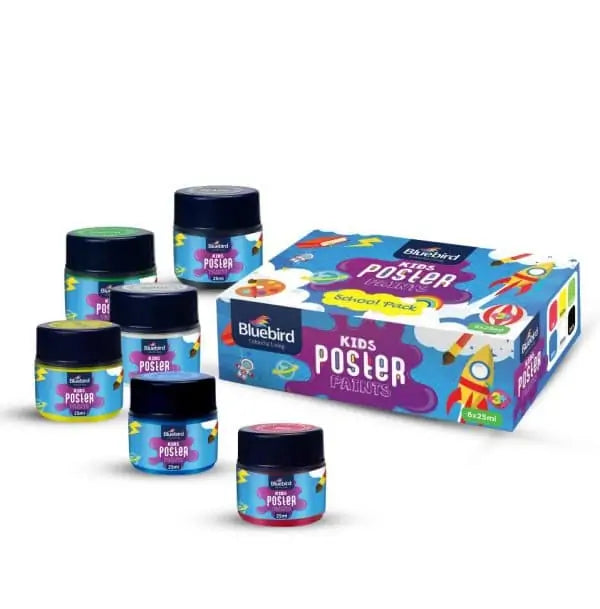 Kids Poster 25 ml | Set of 6 | Bluebird