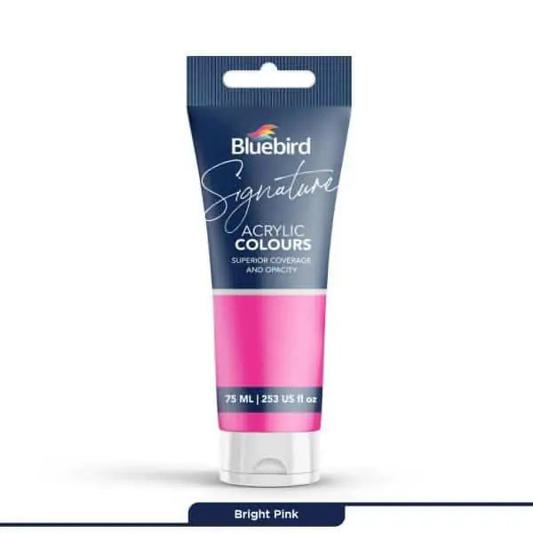 Signature Acrylic Colours 75 ml | Bright Pink | Bluebird